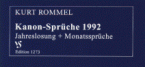 Kanon-Sprüche 1992 