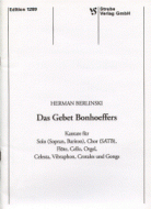 Das Gebet Bonhoeffers 