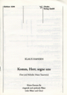 Komm, Herr, segne uns 