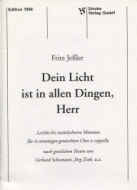 Dein Licht ist in allen Dingen 