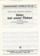 Vater, hör unser Flehen 