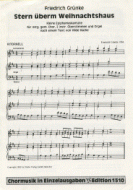 Stern überm Weihnachtshaus 