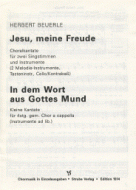 Jesu, meine Freude / In dem Wort 
