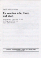 Es warten alle, Herr, auf dich 