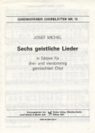 Sechs geistliche Lieder 