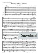 Missa G-Dur BWV 236 "Lutherische Messe" Download
