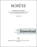Geistliche Chor-Music SWV 381-397 