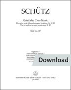 Geistliche Chor-Music SWV 381-397 