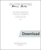 Drei kleine Meditationen 