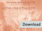 Aus einem Spielbuch von 1740 Download