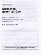 Menschen gehen zu Gott 