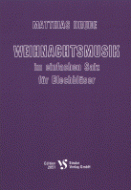 Weihnachtsmusik im einfachen Satz 