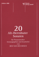 20 Alt-Herrnhuter Sonaten 