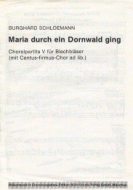 Maria durch ein Dornwald ging 