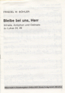 Bleibe bei uns, Herr 
