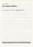 zu unsern Zeiten 
