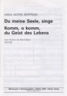 Du meine Seele, singe / Komm, o komm, du Geist des Lebens 