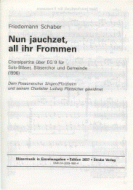 Nun jauchzet, all ihr Frommen 