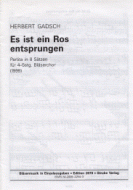 Es ist ein Ros entsprungen 