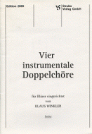 4 instrumentale Doppelchöre 