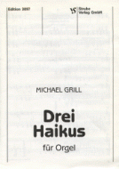 3 Haikus für Orgel 