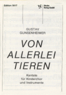 Von allerlei Tieren 