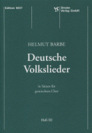 Deutsche Volkslieder Heft III 