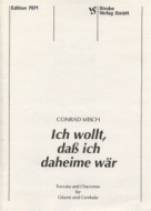 Ich wollt, dass ich daheime wäre 