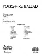 Yorkshire Ballad 