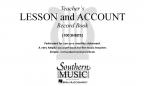 Teacher's Lesson and Account Record Book 