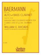Baermann For Alto And Bass Clarinet 