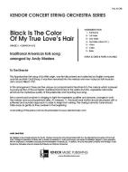 Black Is The Color Of My True Love's Hair 