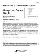 Hungarian Dance No. 13 