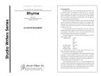 Rhyme 