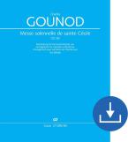 Messe solennelle de sainte Cécile CG 56 Download