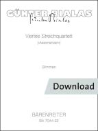 Viertes Streichquartett "Assonanzen" 