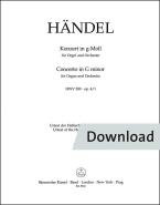 Konzert g-Moll op. 4/1 HWV 289 Download