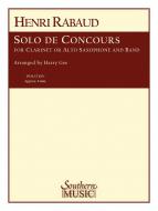 Solo de Concours for Clarinet or Alto Saxophone and Band 