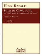 Solo de Concours for Clarinet or Alto Saxophone and Band 