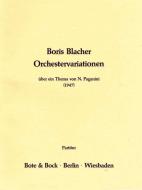 Orchestervariationen 