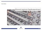 Klassisch inspirierte Orgelkompositionen 