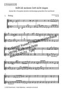 Sollt ich meinem Gott nicht singen - Trompete in B 