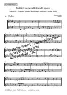 Sollt ich meinem Gott nicht singen - Trompete in C 
