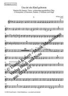 Uns ist ein Kind geboren - Trompete 2 in C 