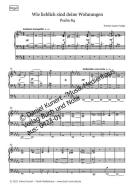 Wie lieblich sind deine Wohnungen - Orgel 