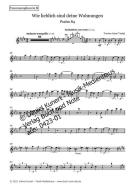 Wie lieblich sind deine Wohnungen - Tenor-Saxophon 