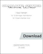 Haut terrain für 12-stimmigen Kammerchor 