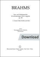 Unsere Väter hofften auf dich op. 109 Nr. 1 