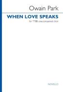 When Love Speaks 