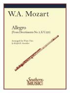 Allegro (from Divertimento No. 3 KV 229) 